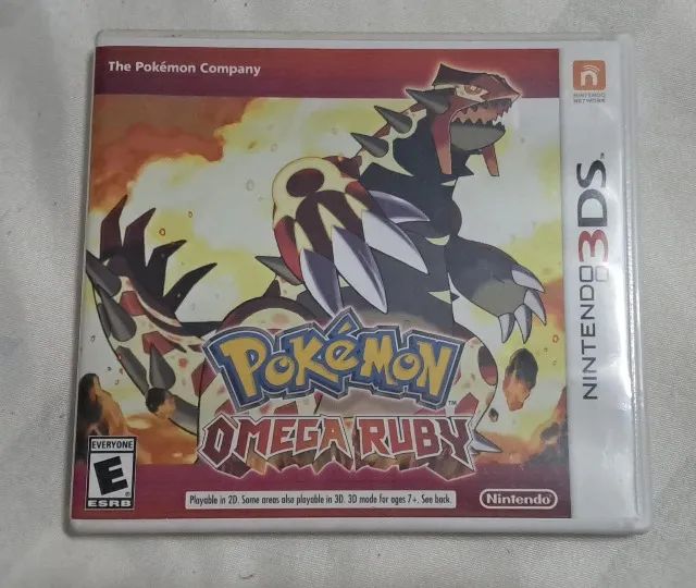 Cartucho Pokemon Omega Ruby 3DS com caixa