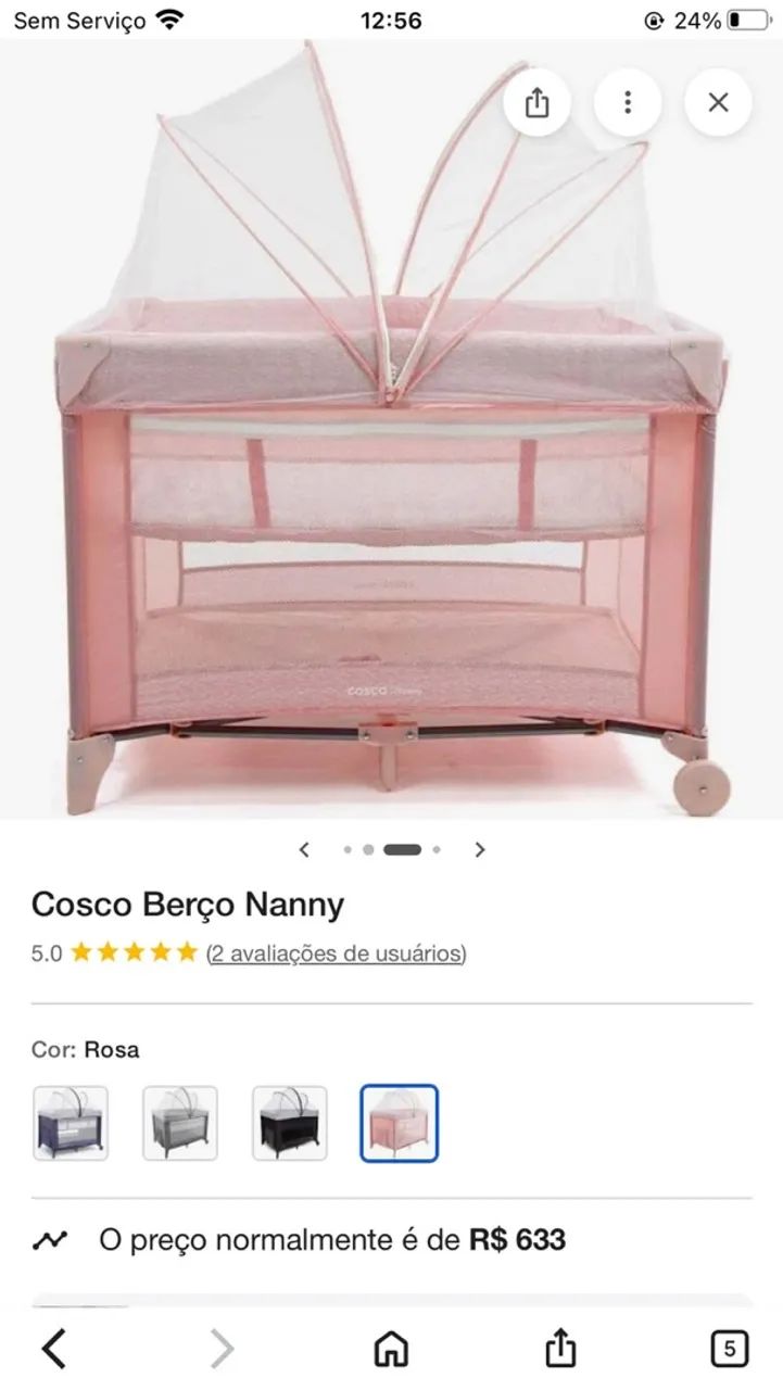Berço cercado nanny - Foto 2