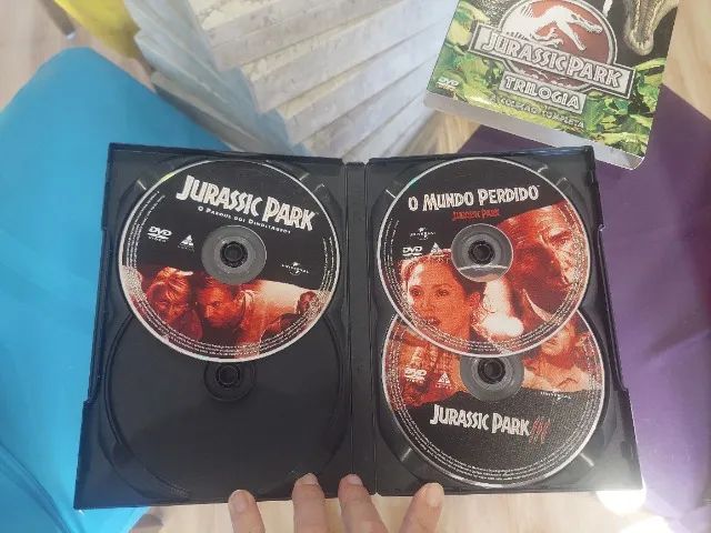 Box DVDs Jurassic Park - a trilogia original - Foto 3