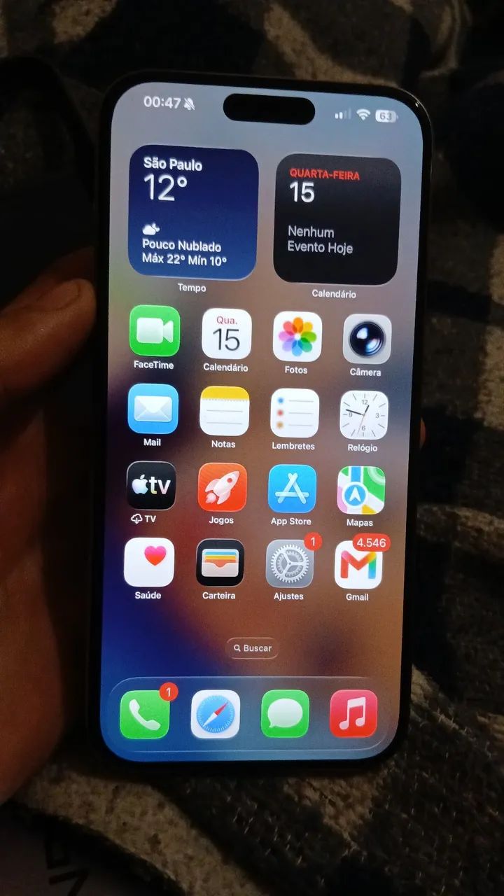 iPhone 15 pro max Natural Titânio - Foto 2