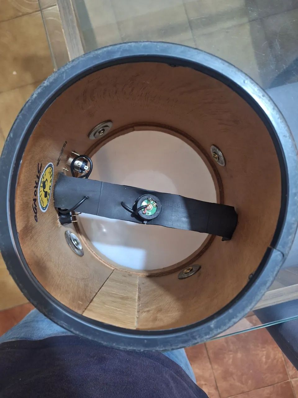 Vendo Tantã de Luthier microfonado  - Foto 3