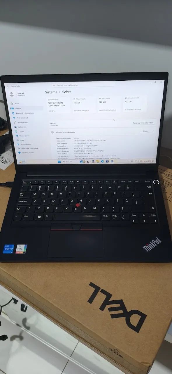 Notebook Lenovo ThinkPad E14 Geração 4