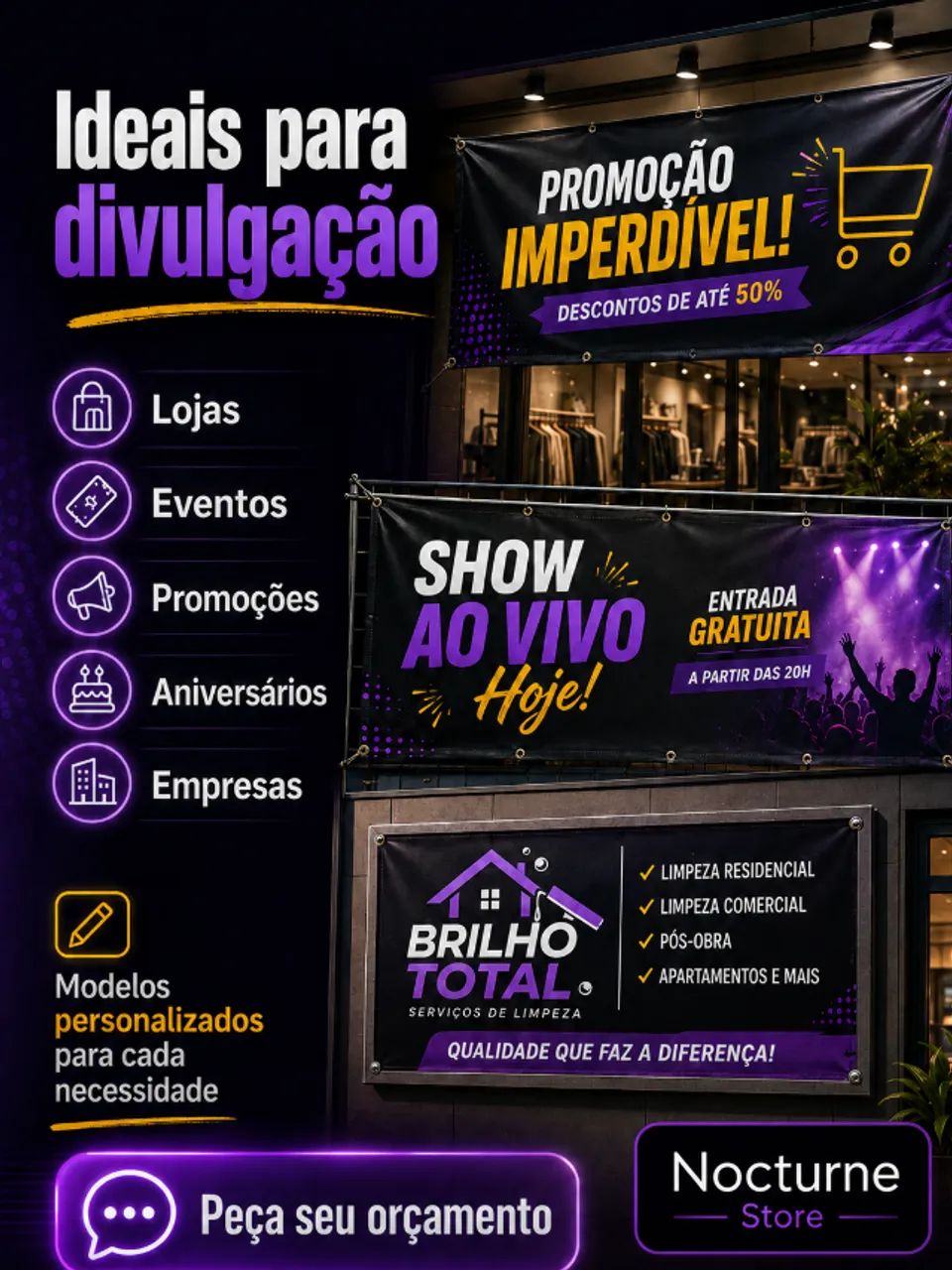 Banner e Faixa Personalizada | Impressão em Lona - Foto 4