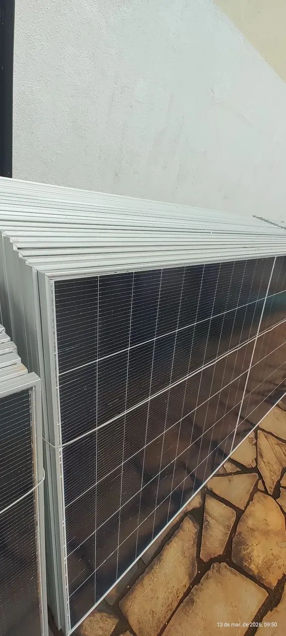 Funcionam Placas solares danificadas - Foto 3