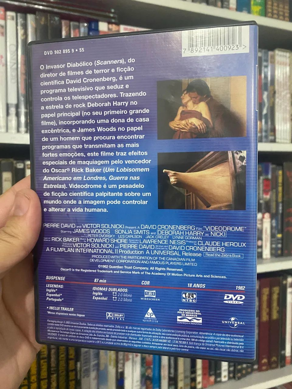 Videodrome A Síndrome do Vídeo David Cronenberg Original - Foto 2
