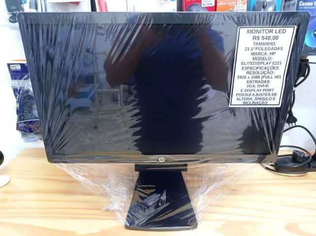 Monitor LED 21.5 Polegadas Full HD Fica Vertical c/ Cabos Garantia Parcelamos Microcerto - Foto 2