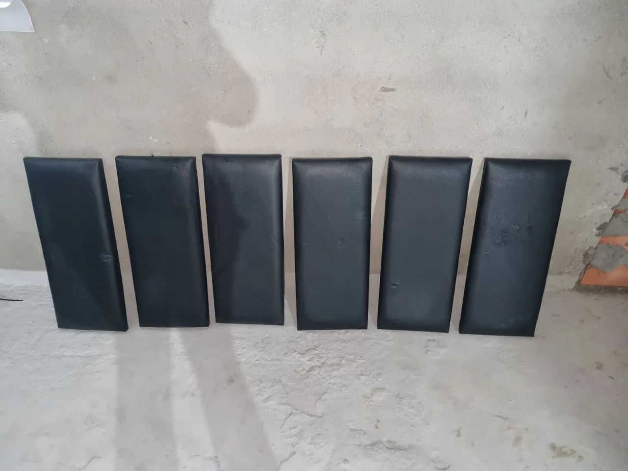 Kit placa de cabeceira  preta 