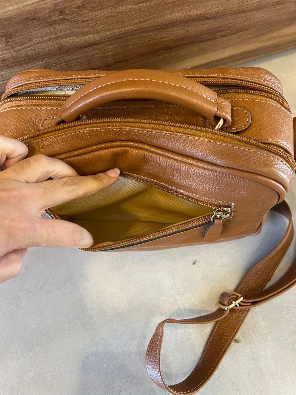 Bolsa em couro - Foto 5