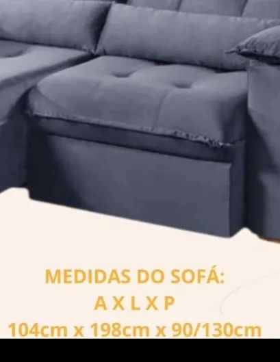 Sofá Retrátil Reclinável MADRI - Foto 3