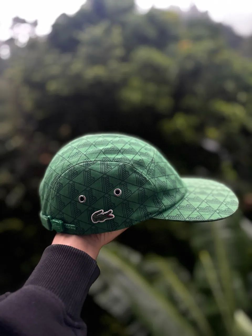 Boné Lacoste Verde Estampado | Conservado 9/10 - Foto 5