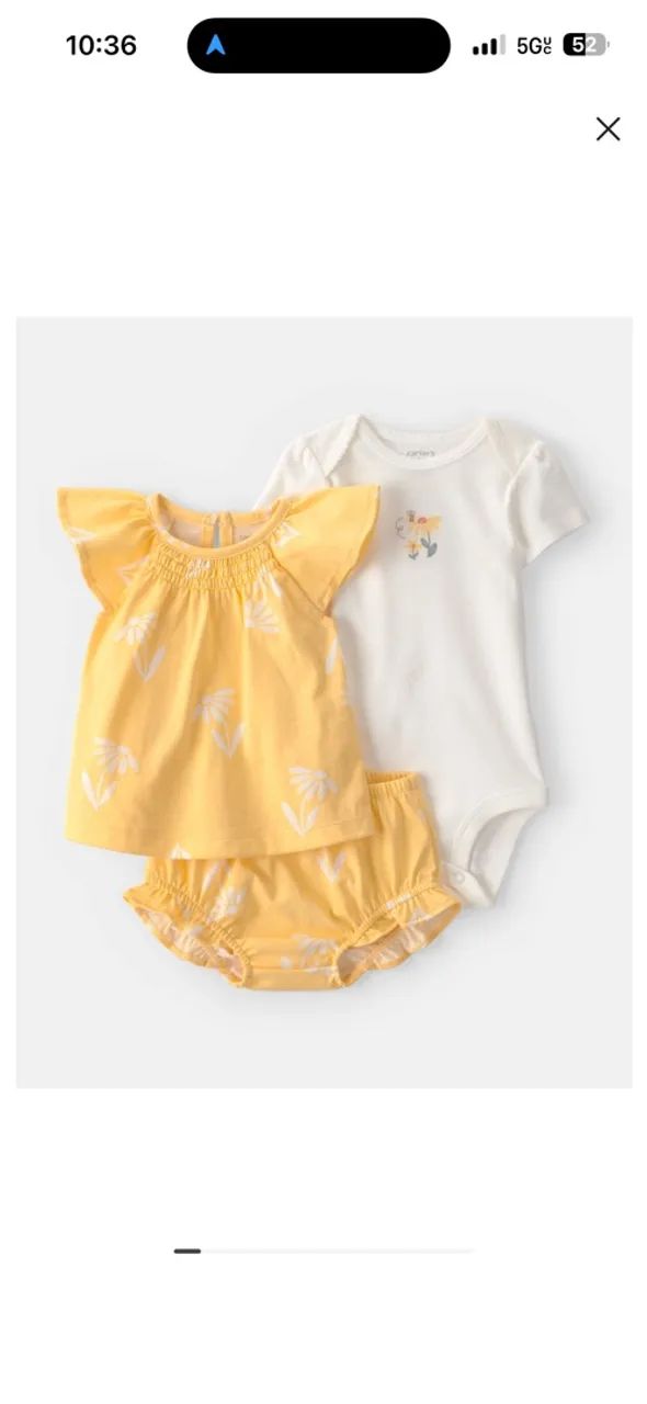 Conjunto Carters Encomenda