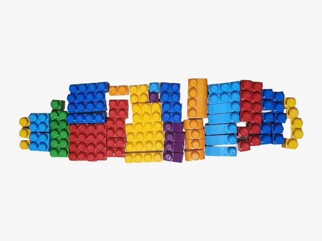 Blocos de Montar Mega Bloks 84 peças - Foto 2