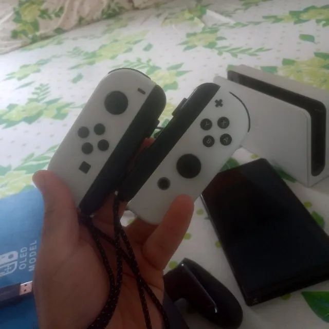 Switch  Oled 64gb branco  - Foto 3