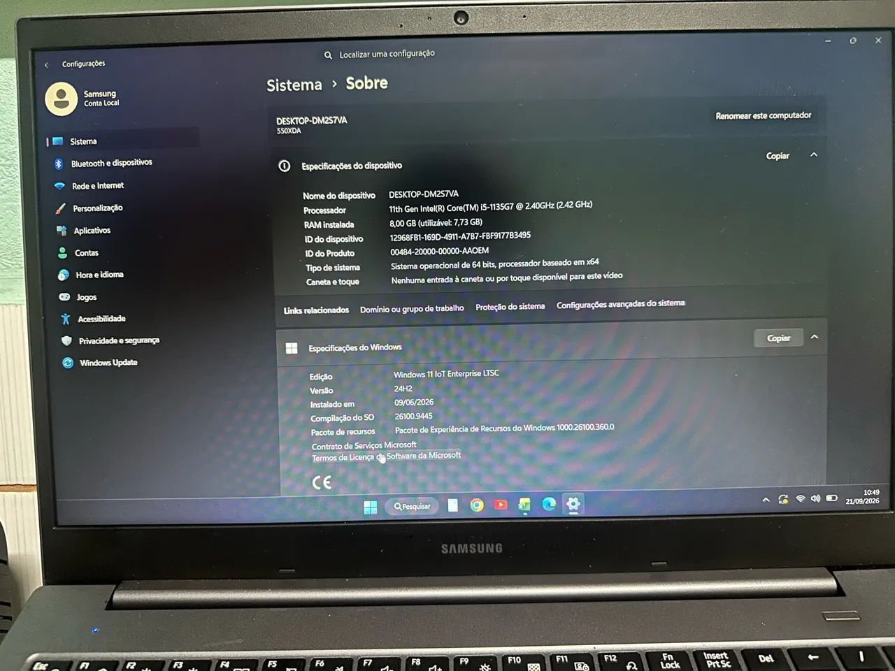 Notebook Samsung Galaxy Book4 i5 - Foto 2