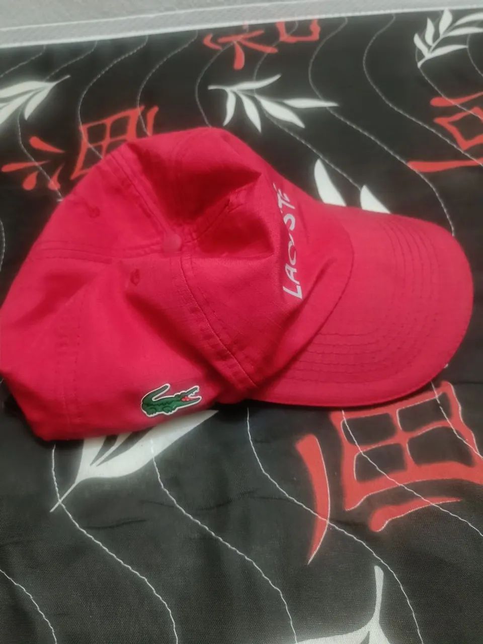 Boné letreiro vermelho da Lacoste - Foto 2