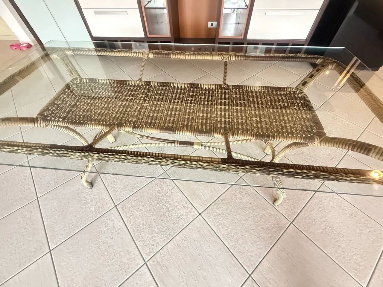 Oportunidade: Mesa Grande Tampo de Vidro  - Foto 5