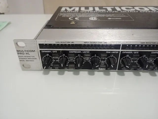 DOIS Behringer Compressor Multicom Pro-xl MDX4600 - Ler a descrição com ATENÇÃO - Foto 2