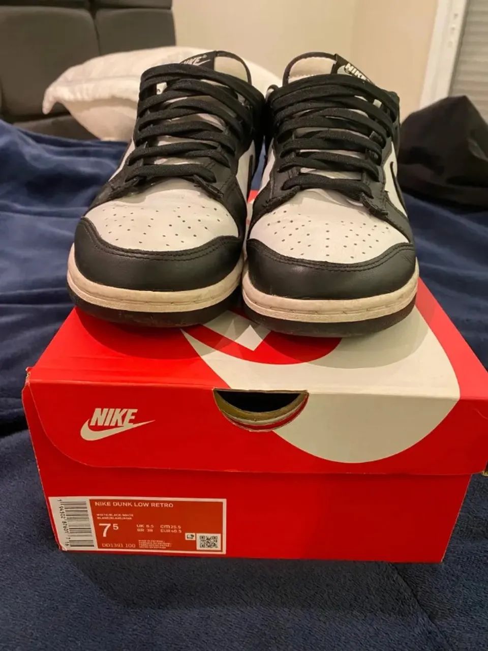 Nike Dunk Low Retro Panda Original - Tam. 39 - Com Caixa Original - Foto 3