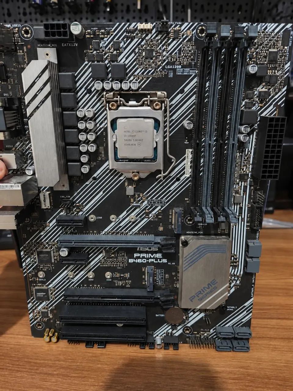 Kit Intel i3-10100F + ASUS Prime B460-Plus + Caixas - Foto 2