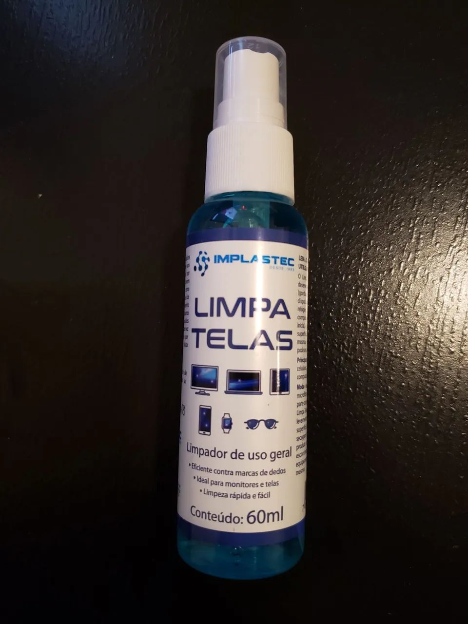 Limpa telas 60ml implastec