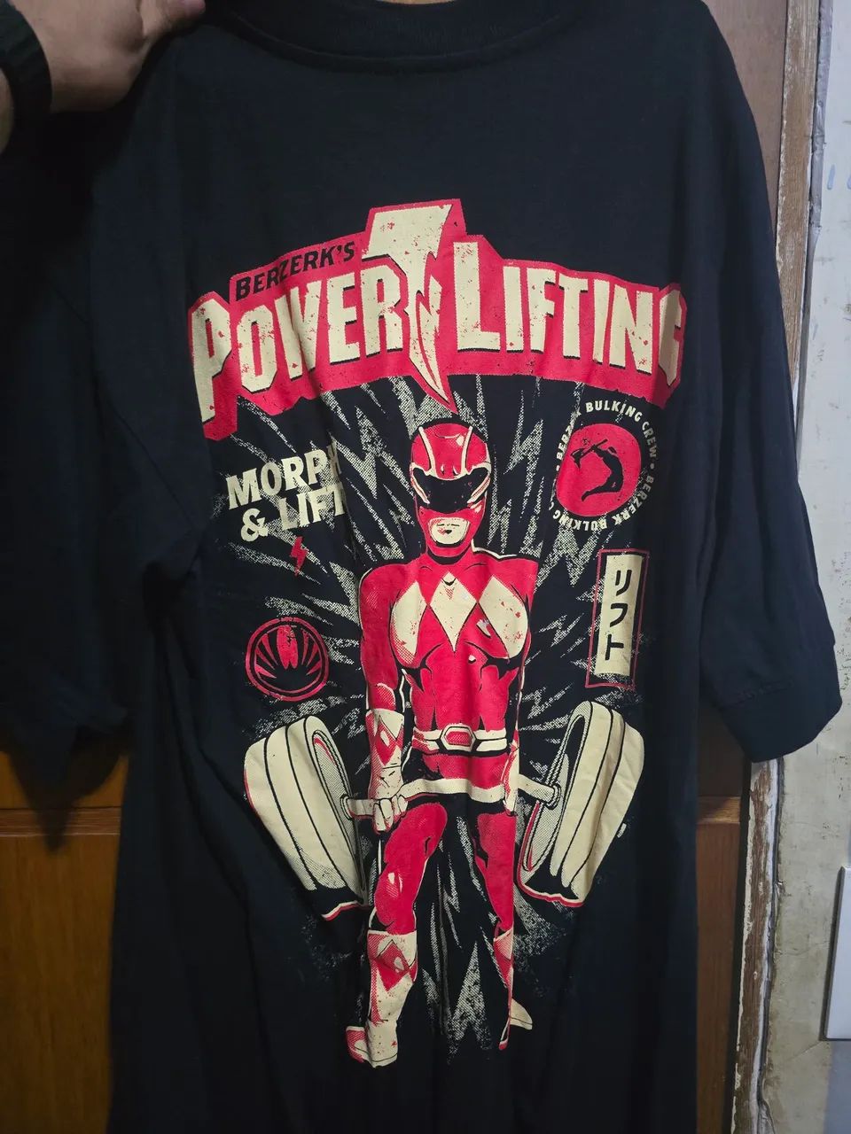 Camiseta oversized berzerk preta power ranger p - Foto 2