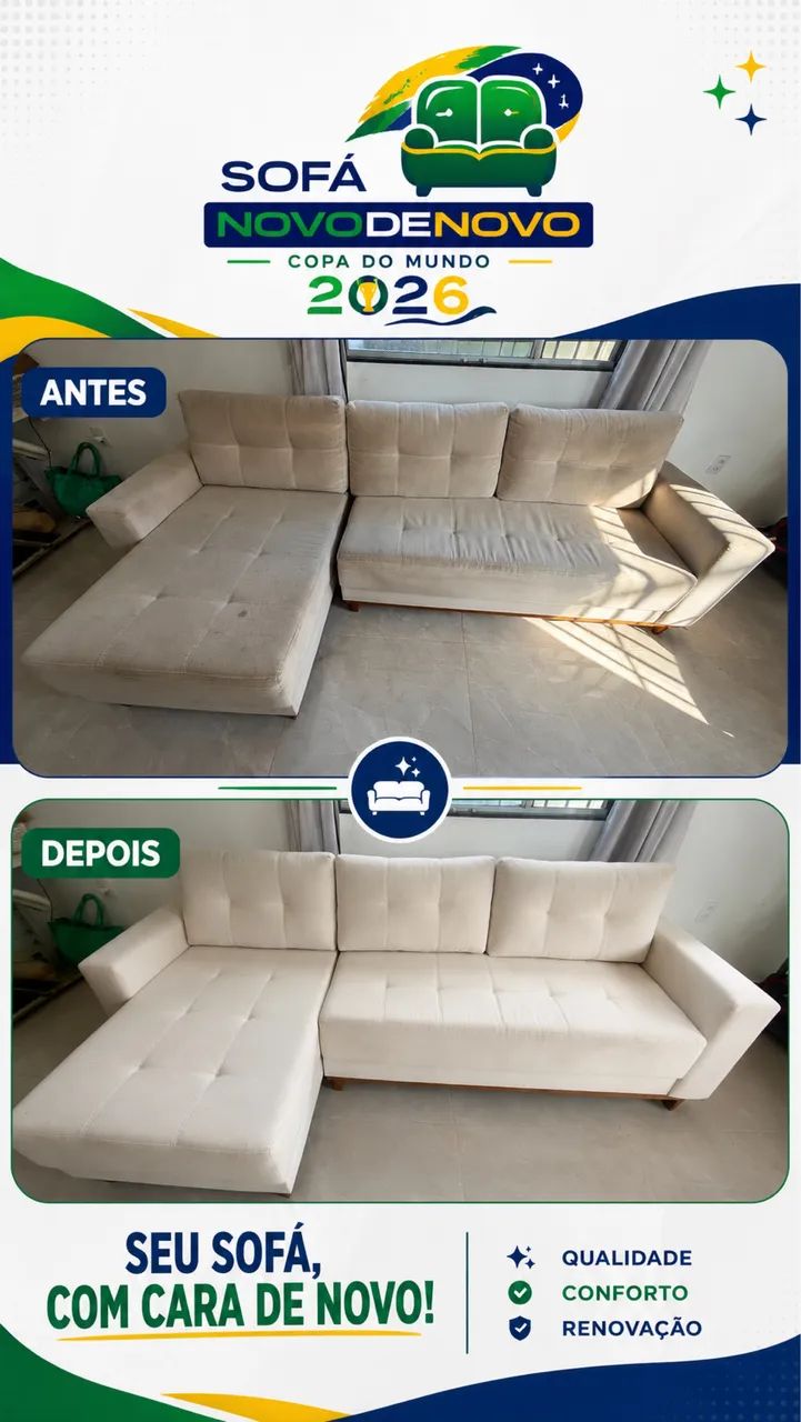 Limpeza / higienização e Impermeabilização de sofás , colchões , tapetes , cadeiras, etc . - Foto 5