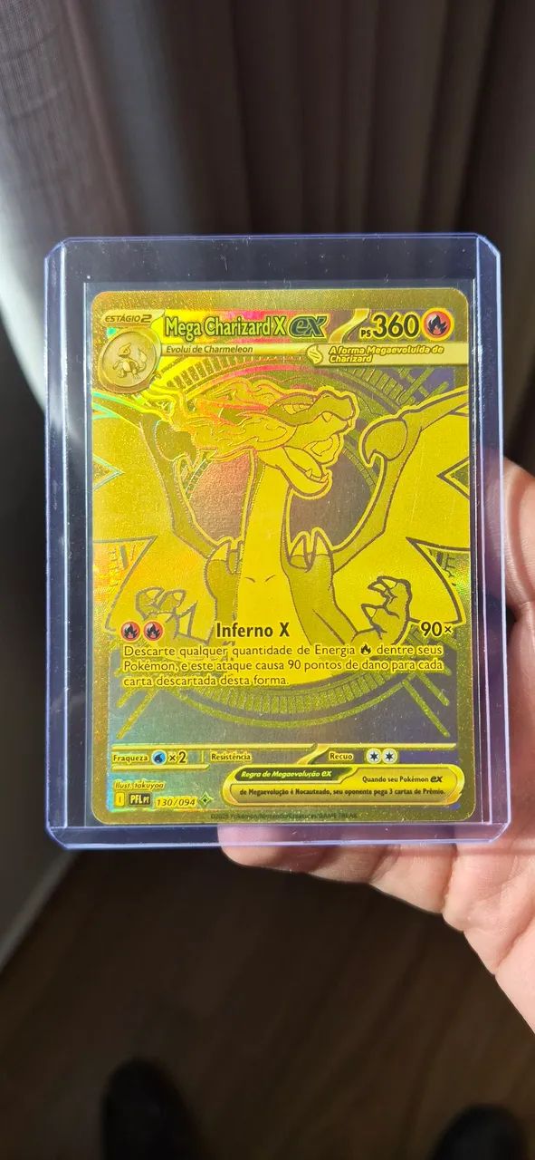 Mega Charizard X EX Dourado NM
