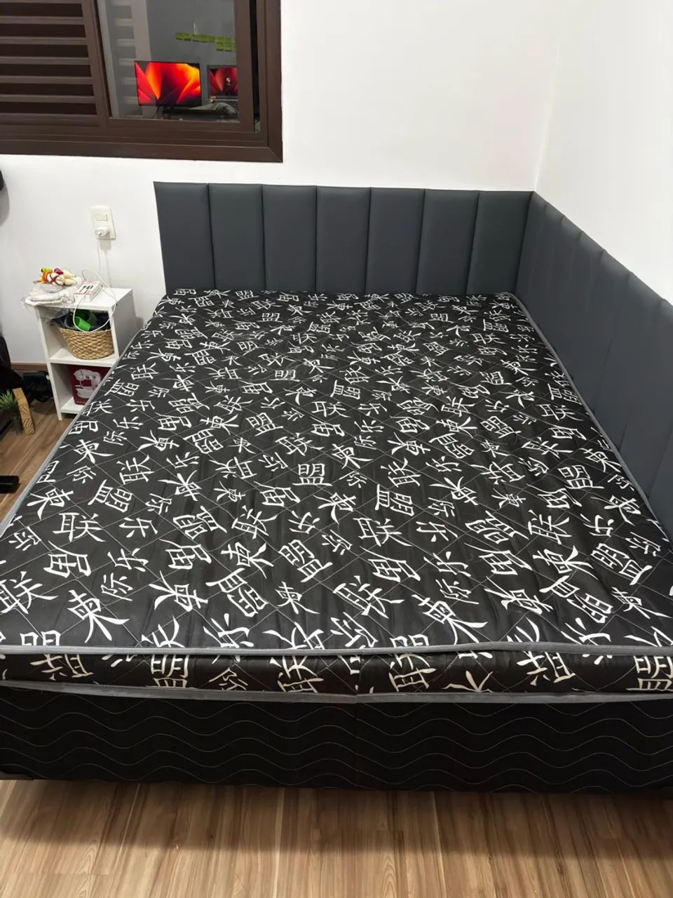 Cama box Casal - pouquíssimo usada, como nova  - Foto 3