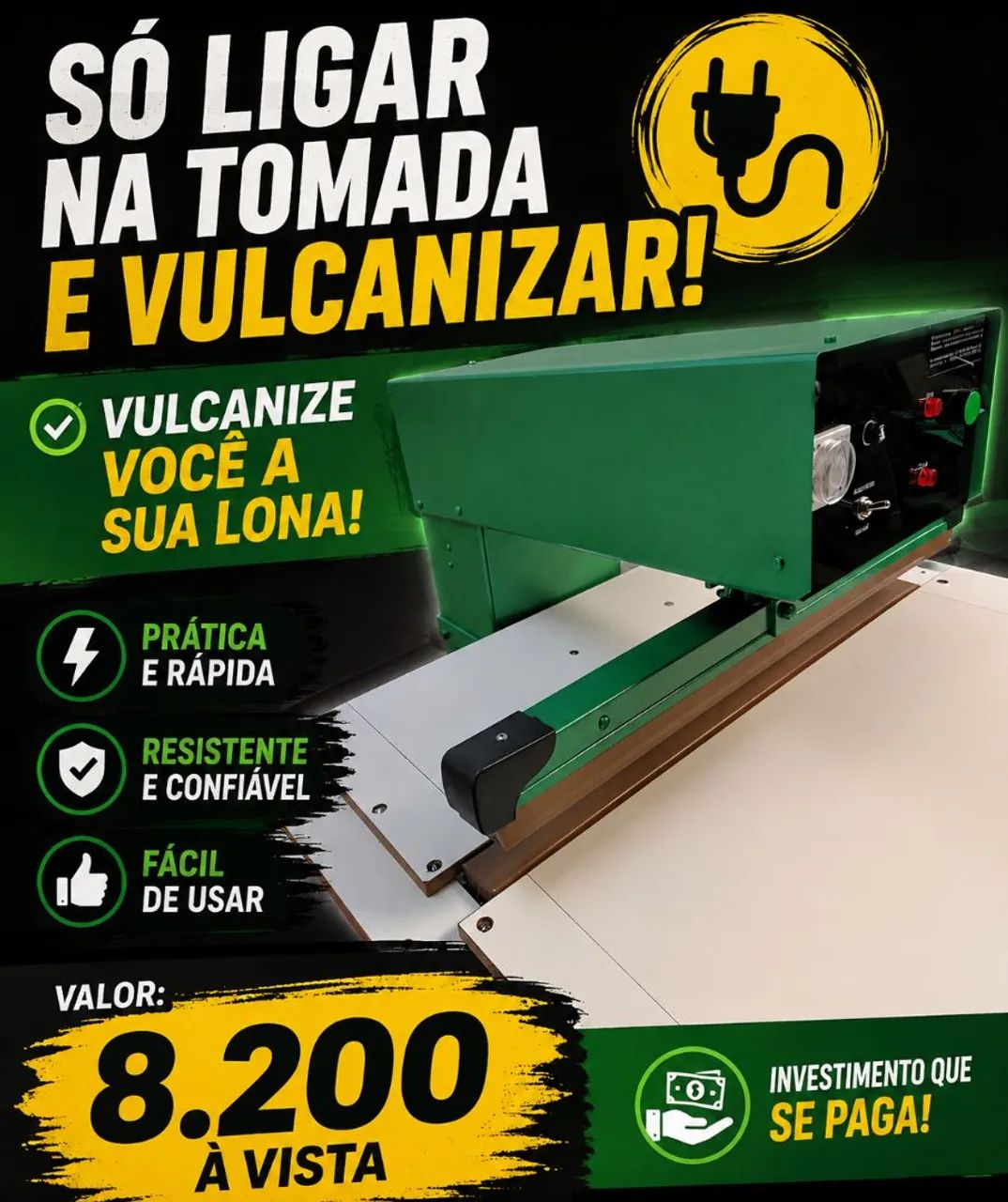 Toldos e coberturas/ Vulcanizadora