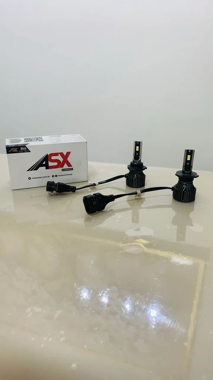 Farol de led para carro marca ASX h4 - Foto 2