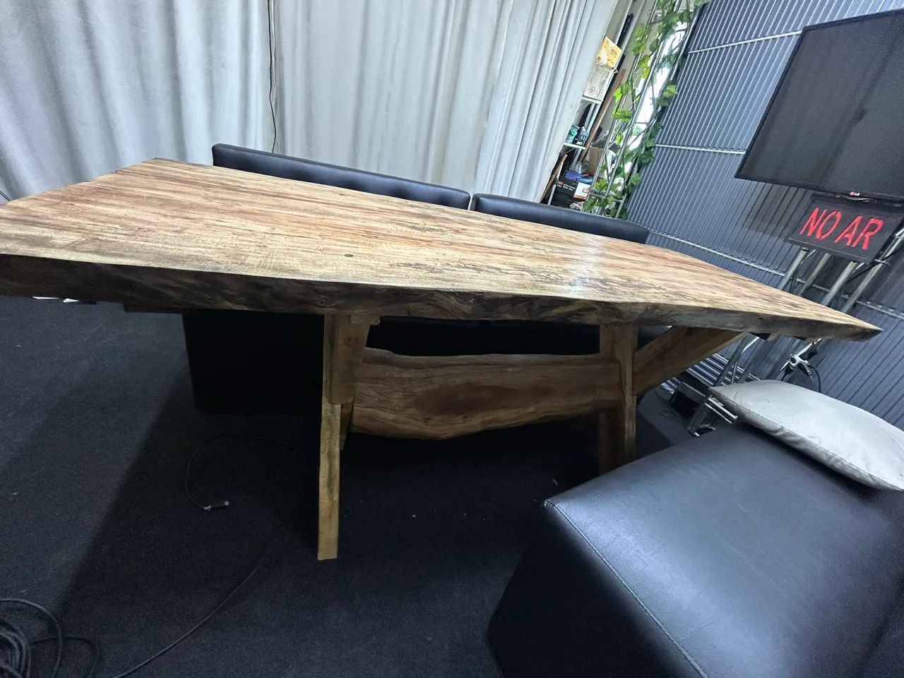 Mesa grande de madeira maciça  - Foto 3