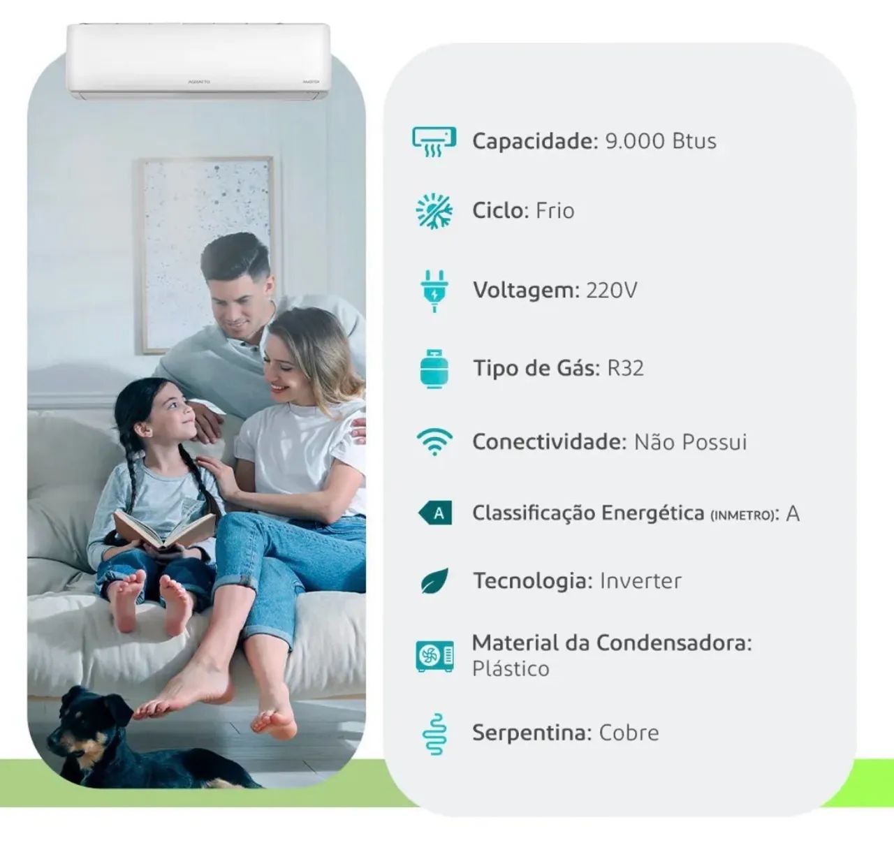 Ar condicionado 9 mil btus  - Foto 3
