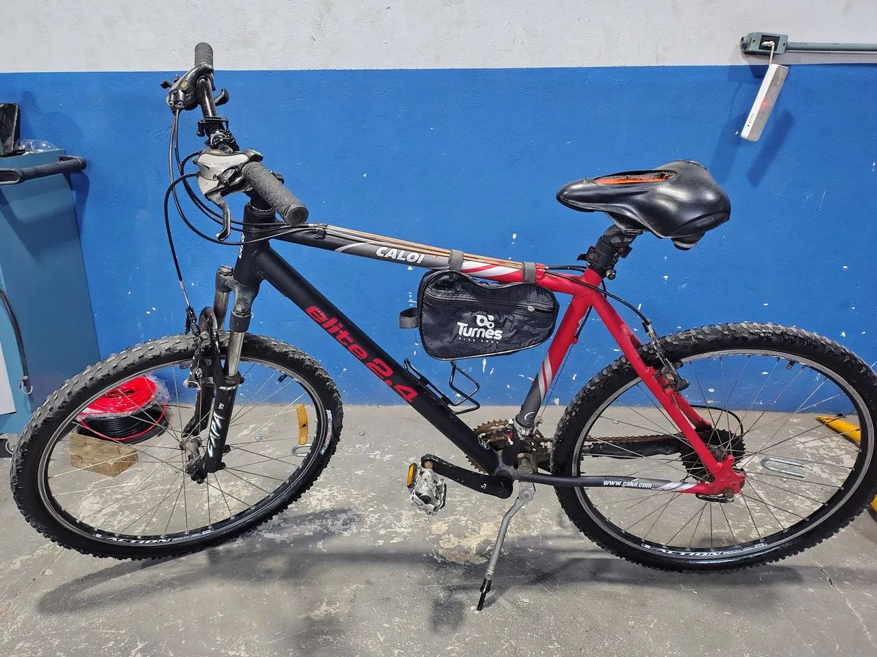 Bicicleta Caloi elite 2.4 original quadro 20 - Foto 4