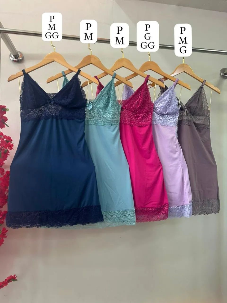 Lindos conjuntos de lingerie, babydool e camisolas