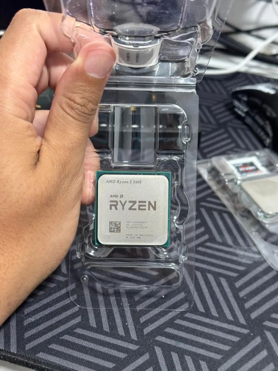 Processador AM4 AMD Ryzen 5 5600 6 núcleos e 12 threads Cache L3: 32MB PC gamer  - Foto 2