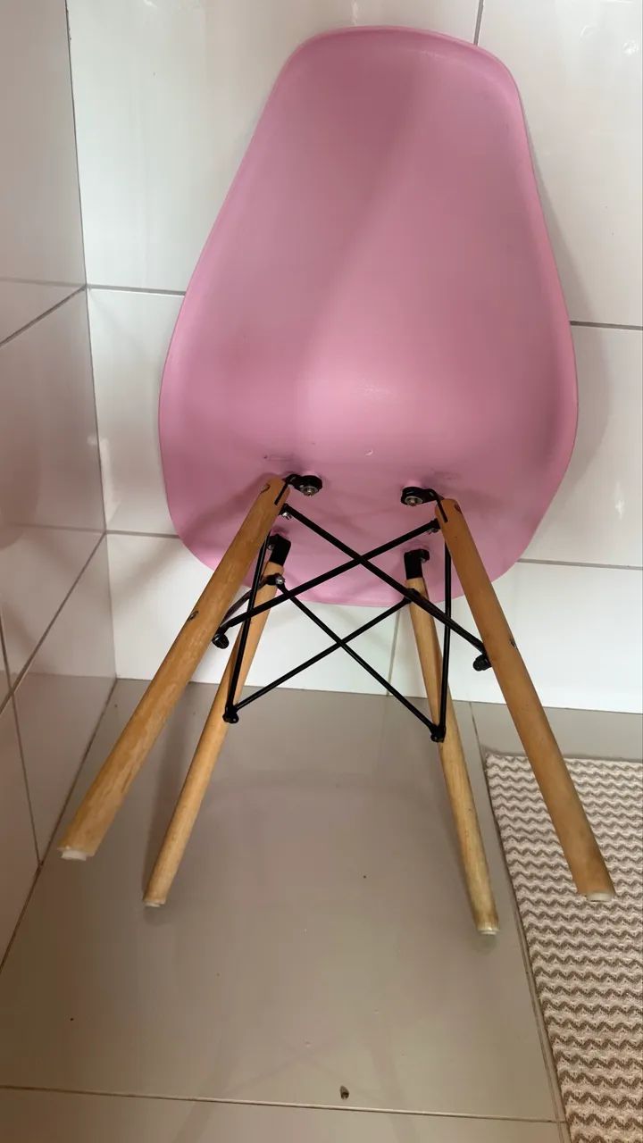 Cadeira Rosa Eames Eiffel - Foto 4