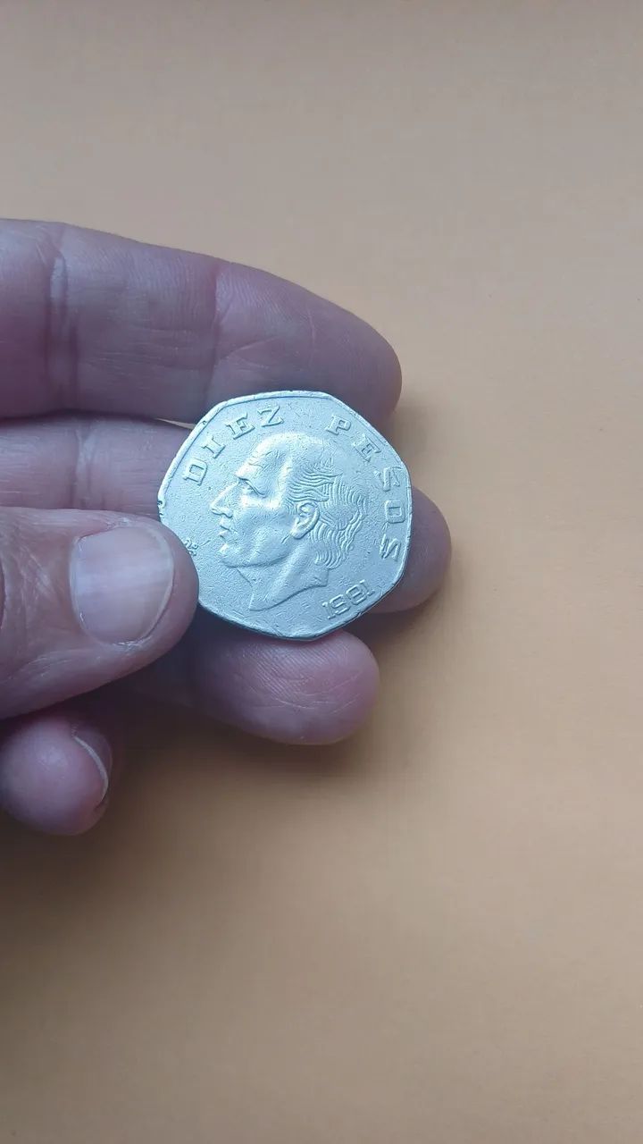 Moeda 10 Pesos Mexicano 1981 - Foto 3
