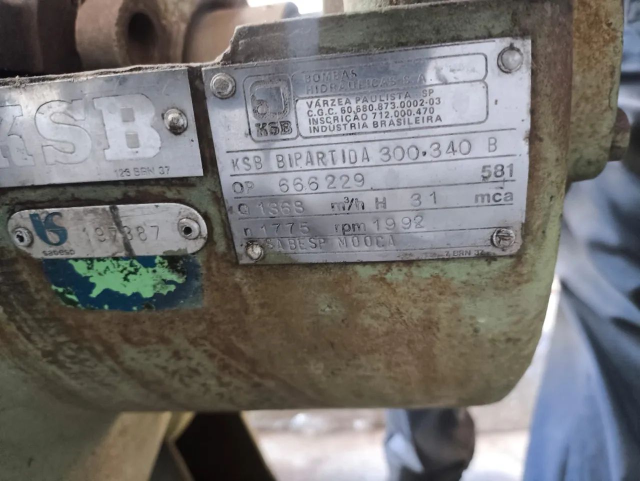 Bomba KSB e bomba IMBIL Bipartida BP 300-340 - Foto 4