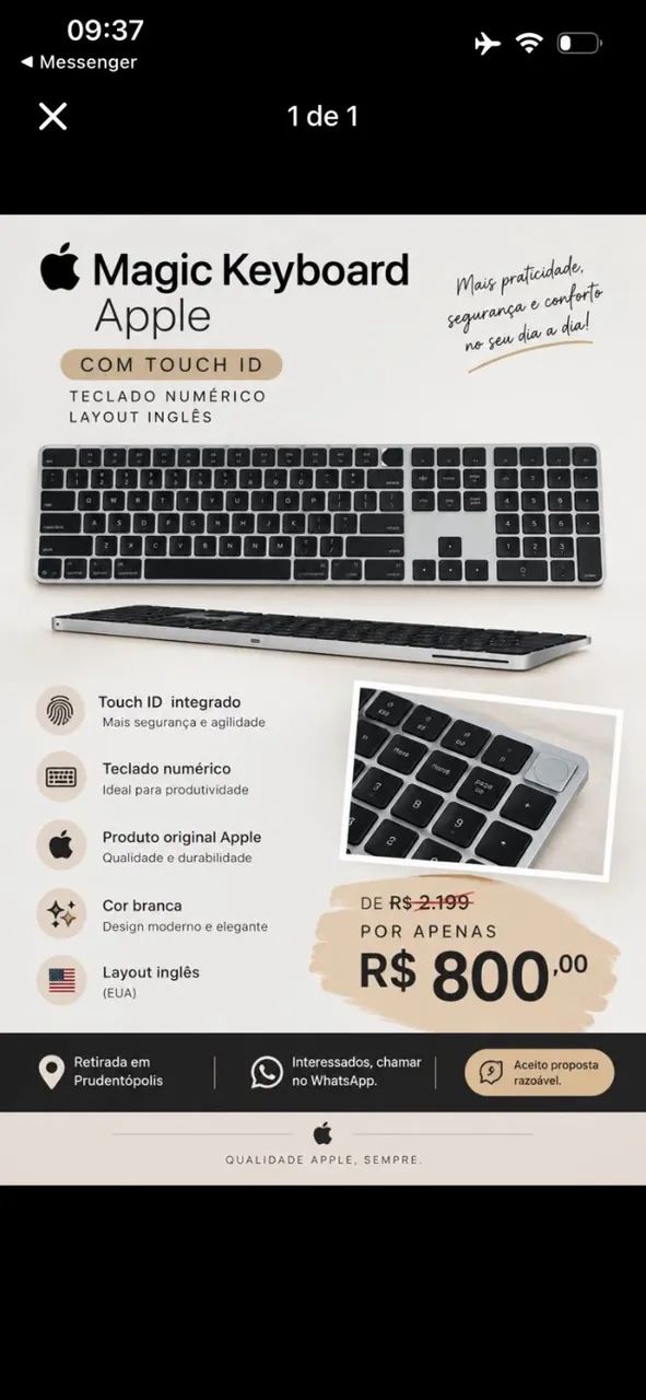 Teclado apple