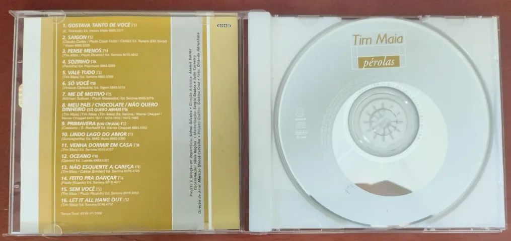 Cd Tim Maia Pérolas (Usado) - Foto 2
