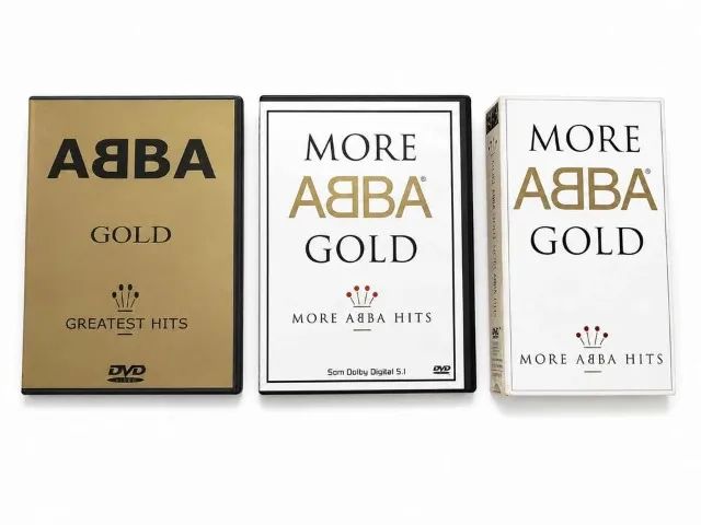 Coleção DVDs e VHS ABBA GOLD e More ABBA GOLD Original - Imperdível!