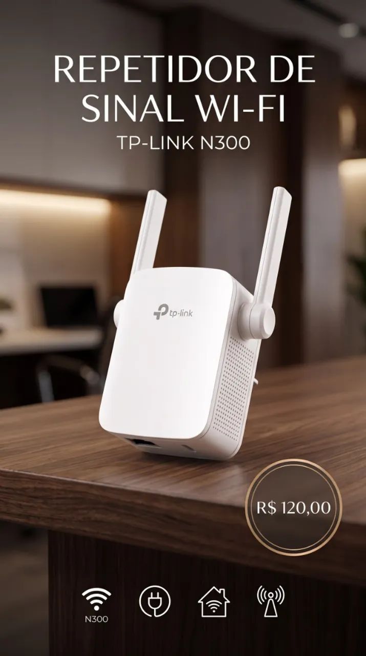 Repetidor WIFI N300