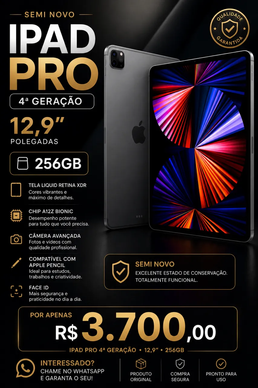 iPad Pro 11? 2018 64GB + Apple Pencil 2 Original | Excelente