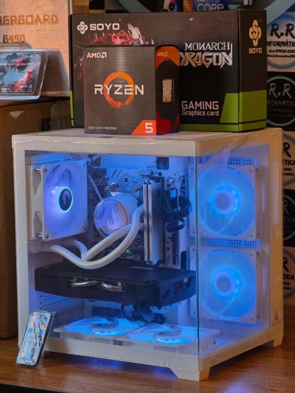 PC Gamer Ryzen5 RGB Novo Zero - Foto 4