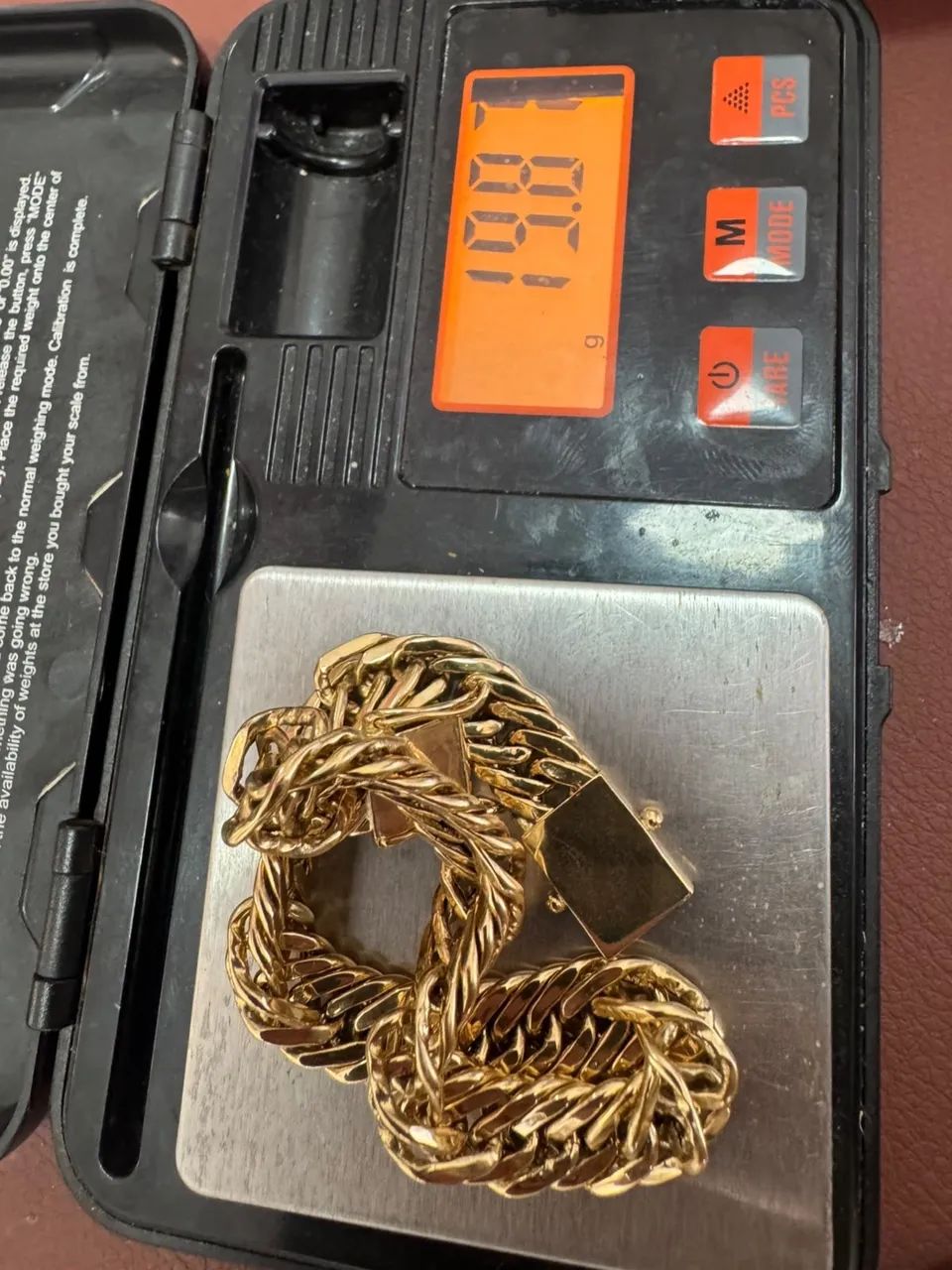Pulseira Groumet de ouro 18k procedência garantia eterna - Foto 5