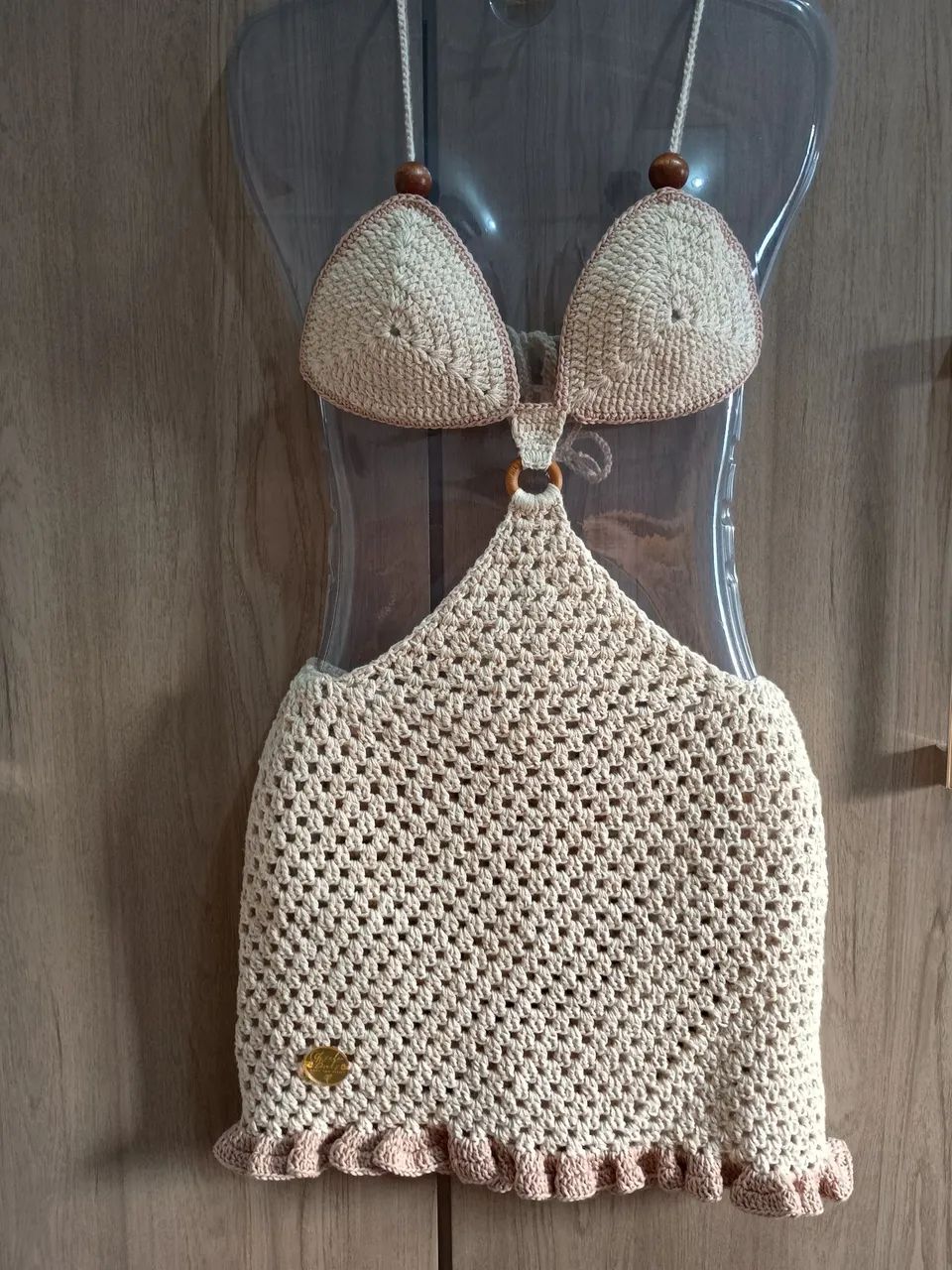 Vestido saída de praia croche - Foto 2