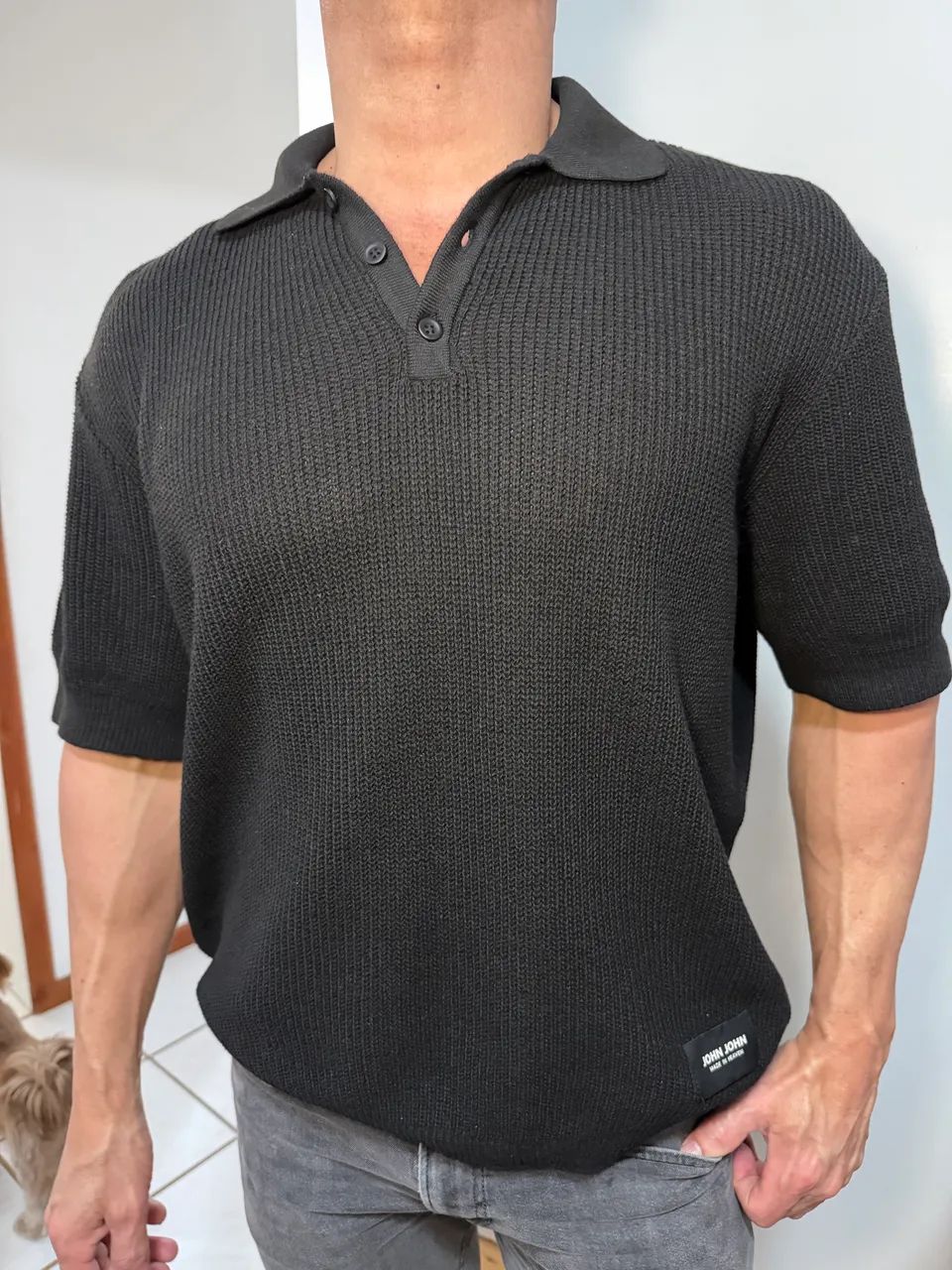 ? POLO JOHN JOHN MASCULINA EM TRICÔ