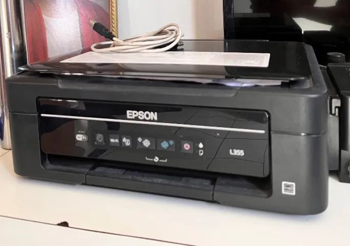 Impressora Epson L355 com scanner - COM DEFEITO - Para Conserto ou Retirada de peças - Foto 3