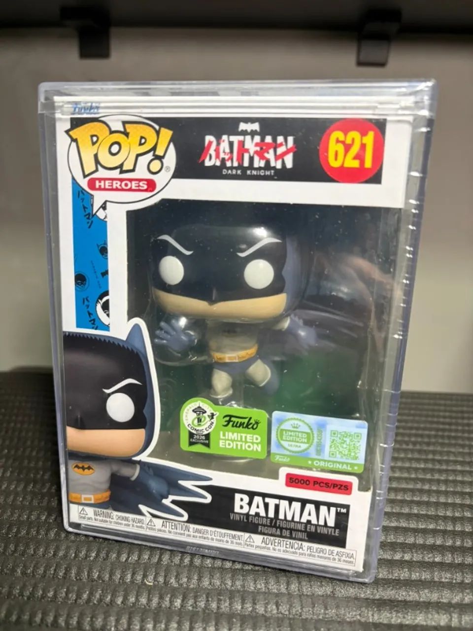 Funko Pop Batman Dark Knight #621 Exclusivo ECCC Edição Limitada 5000 peças