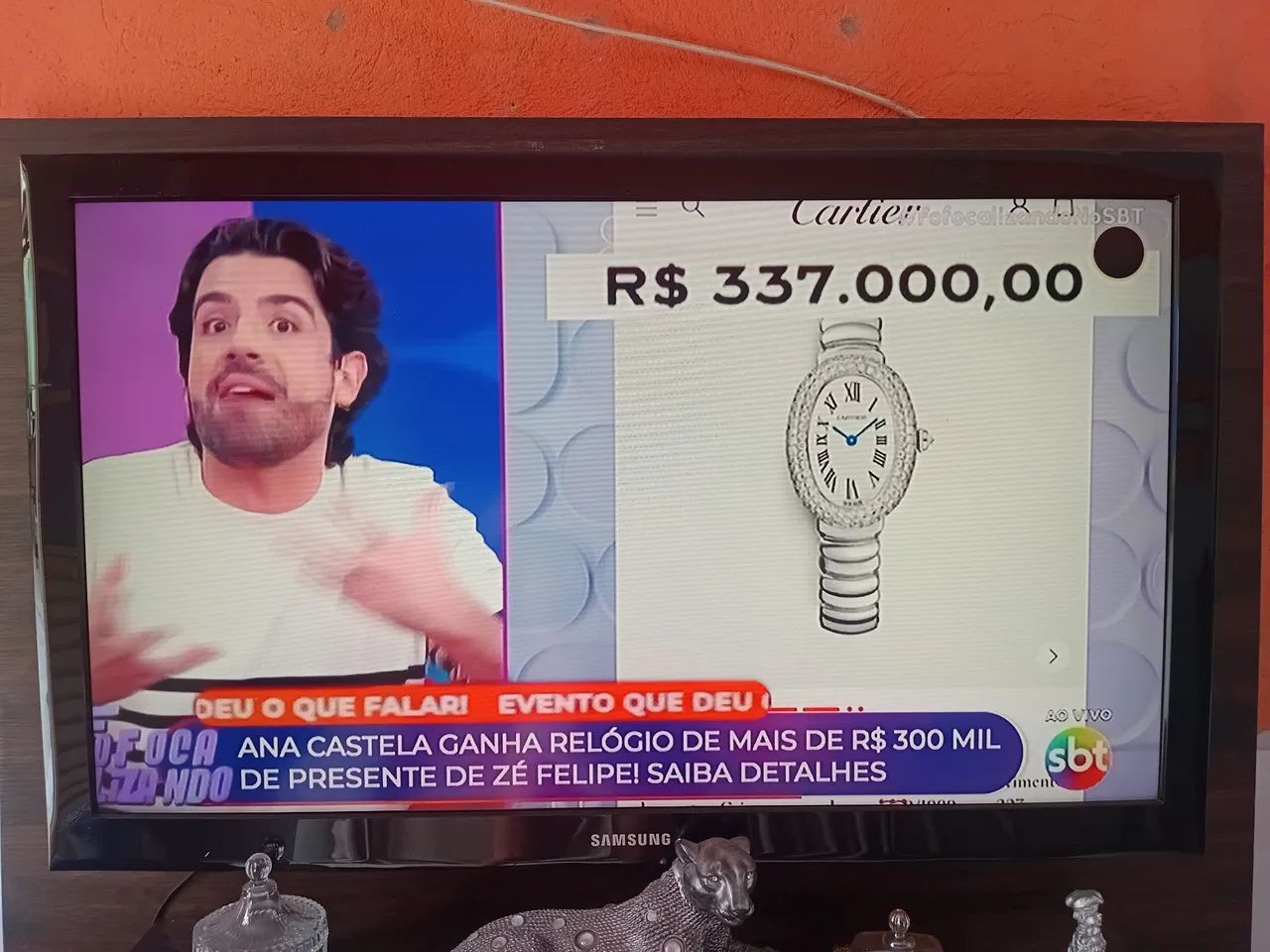 TV Samsung 42 polegadas usada 600 reais 